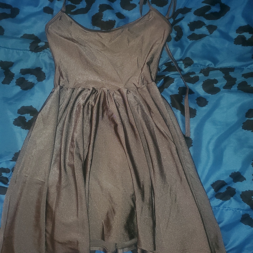 Grey summer dress.